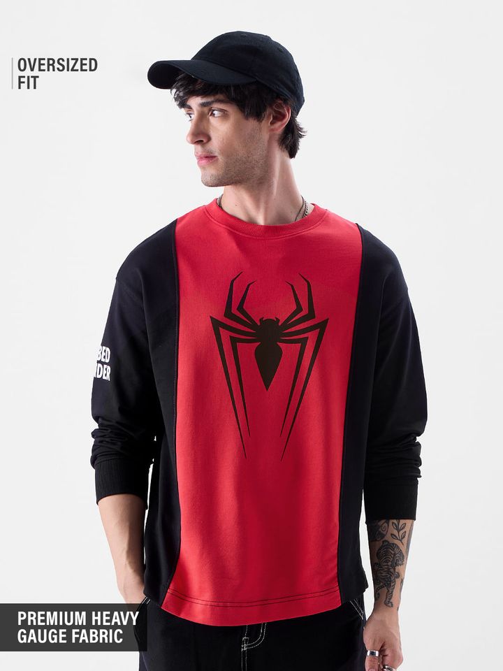 Oversized Spider-Man Icon Sweatshirt | Marvel Pullover