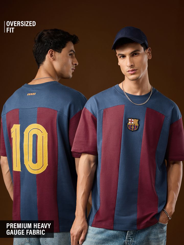 Oversized FC Barcelona Football T-Shirt