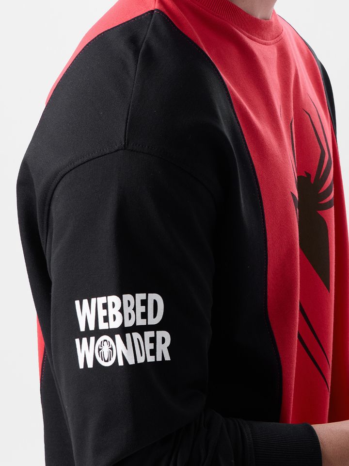 Oversized Spider-Man Icon Sweatshirt | Marvel Pullover