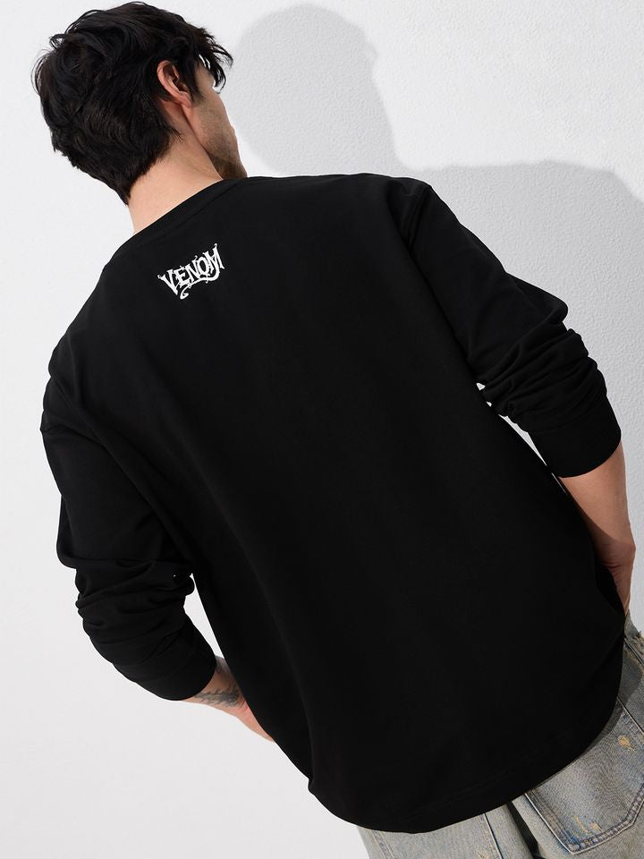 Marvel Comics Venom Logo Oversized Sweatshirt for Men